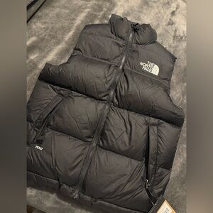 North Face kids Black Puffer Vest